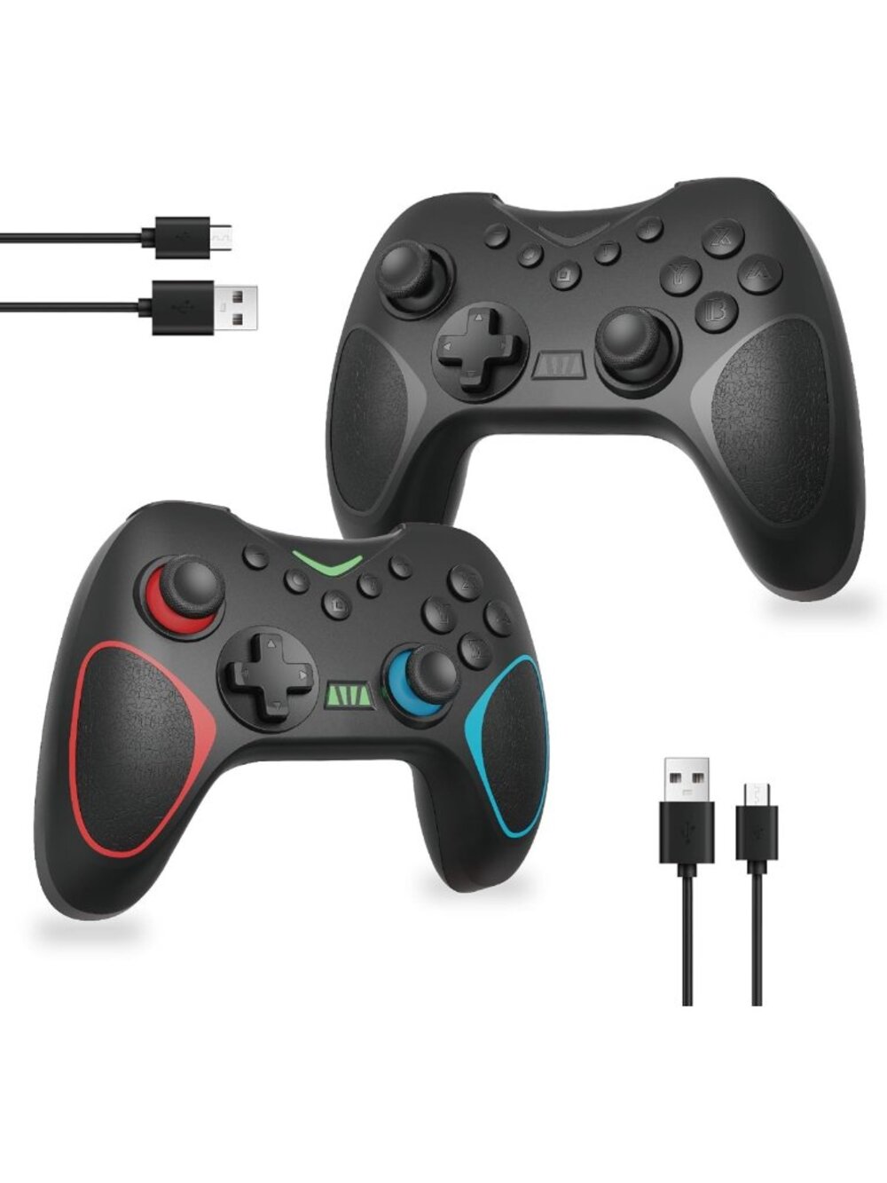 2 Pack Wireless Game Controllers for Nintendo Switch & PC - Enhanced Gaming